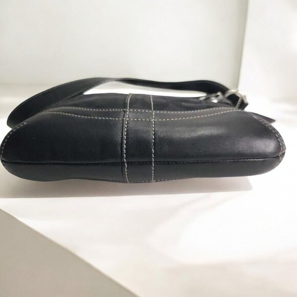 COACH Y2k  Small Duffle Shoulder bag in black - Picture 10 of 11